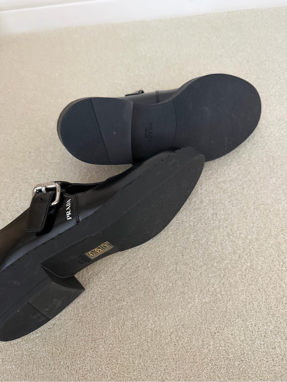 Prada Black Mary Jane Shoes - Picture 3 of 5